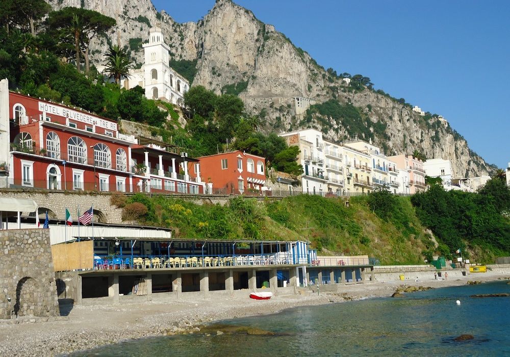 Hotel Belvedere E Tre Re Capri Exterior foto